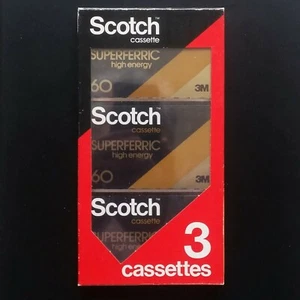 3 Audio Cassette Scotch Superferric 60 - 3 Musicassette Sigillate - 3 LUG - Imagen 1 de 1