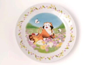 Rascal Mapache Plato Cocina Colección Limitada Anime Solo Japón 7" - Imagen 1 de 7