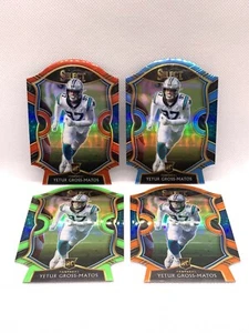2020 Panini Select, Yetur Gross-Matos Die-Cut Lot, #94, Panthers, All NM/Mint - Picture 1 of 3
