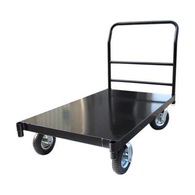 Platform Truck/Smooth Deck Platform Truck Push Cart 48" L x 30" W Dolly 1000lb - Image 1 of 4