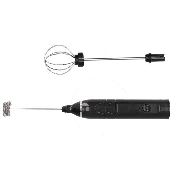 (White)Mini Electric Milk Frother For Baking Kitchen Photo Related