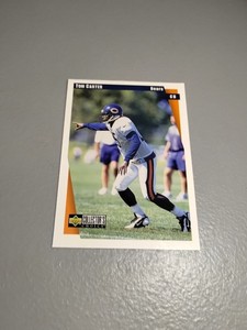 1997 Upper Deck #396 Tom Carter Football Card Good Condition (C19)