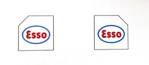 Matchbox Lesney ESSO STICKERS for Ford Heavy Wreck Truck No71 (2) - Picture 1 of 2