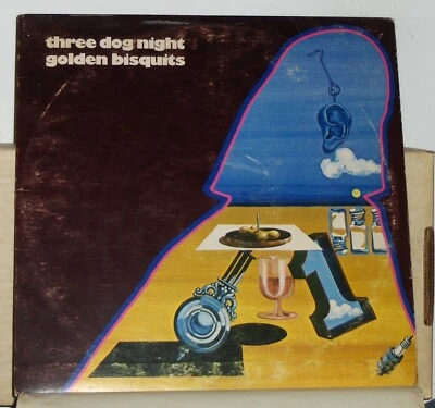 Three Dog Night ‎- Golden Bisquits - 1972 Vinyl LP Record Album - Image 1 of 2