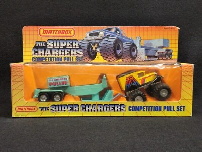 Matchbox The Super Chargers Competition Pull Set - All American Puller & So High Foto 1 de 4