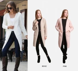 ComfyLuxe Solid Color Cardigan - Picture 1 of 13