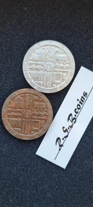 URUGUAI 1969, SET, SILVER & BRONZE in BU, MIL PESOS - Picture 1 of 7