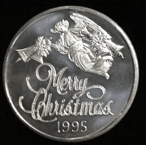 1995 Peace On Earth, 1 oz .999 Silver Coin **Guaranteed Authentic** - Picture 1 of 2