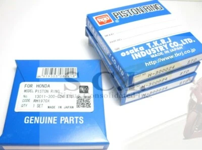 КОМПЛЕКТ ПОРШНЕВЫХ КОЛЕЦ HONDA CB750 CB750K СТАНДАРТНЫЙ РАЗМЕР 1969 - 1976 13011-300-024 - Изображение 1 из 4