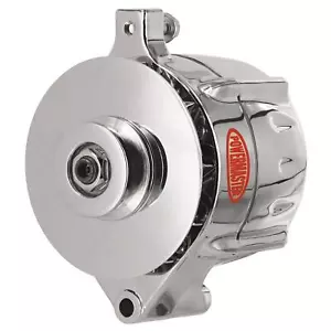 Powermaster 8-37141-344 Smooth Look Alternator, 150A, V-belt Fits Ford - Picture 1 of 6