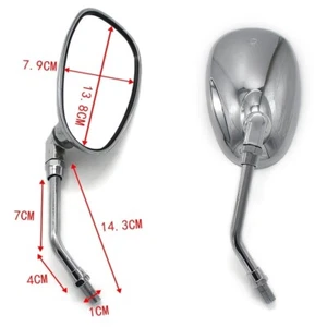 Rearview Side Mirrors For Yamaha XV125 XV250 XV400 XV535 XV700 XV750 XV920 XV100 - Picture 1 of 6