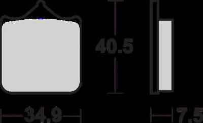 SBS Sintered Front Brake Pad Pair for Ducati Monster S4RS 06-07 - Image 1 of 4