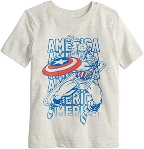 Jumping Beans Youth Boys Marvel Comics Captain America Tee Shirt New 4-12 - Picture 1 of 1