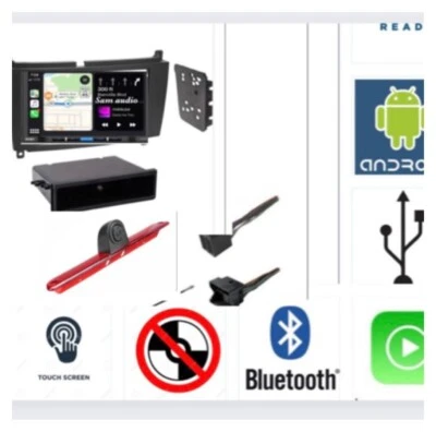 Jensen Stereo Radio Bluetooth W Backup Camera for Mercedes Dodge Sprinter 07-18 - Image 1 of 4