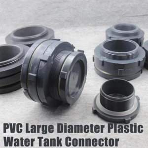 PVC Plastic Large Diameter Pool/Water Tank Plastic Washer Machine Connector - Picture 1 of 6