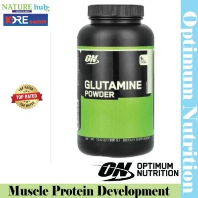 Optimum Nutrition, glutamina en polvo, sin sabor, 10,6 oz (300 g) Foto 1 de 3