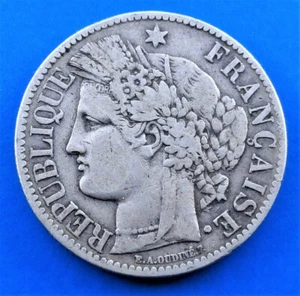 Francia 2 franchi 1887 argento A - Foto 1 di 2