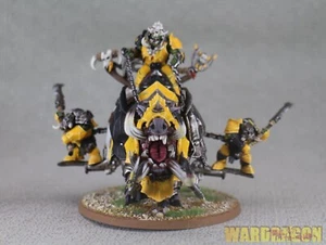 Warhammer AOS WDS painted Ironjawz TUSKBOSS ON MAW-GRUNTA z46 - Picture 1 of 7