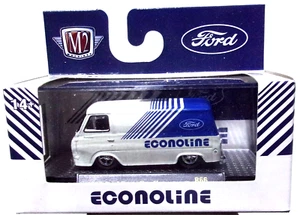 KKar2/Castline - 2024 Series 66 - 1965 Ford Econoline Van - White & Blue - Picture 1 of 6