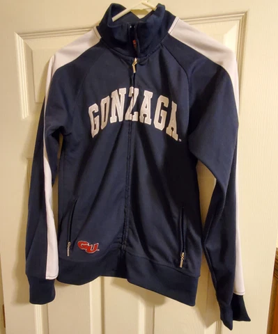Colosseum Gonzaga Bulldogs Zip Front Jacket; Youth size L Cover