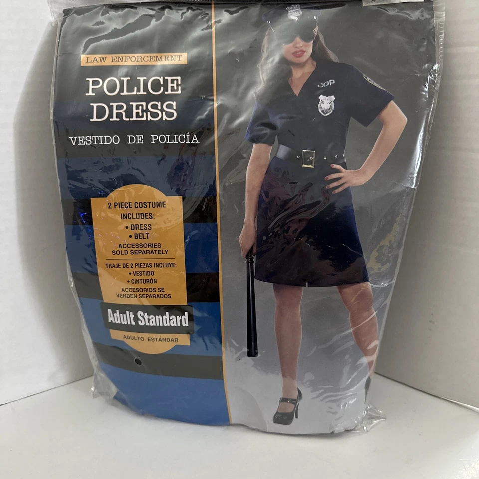 Costumes USA Police Dress Halloween Costume Womens One Size Fits Most. - Image 1 of 2