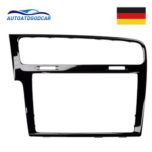 8" per VW Golf 7 7.5 GTR MIB radio pianoforte nero piastra telaio telaio radio frame - Foto 1 di 6