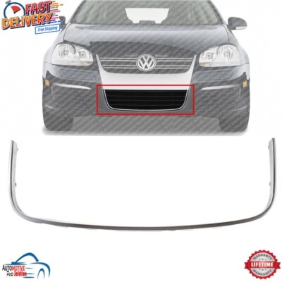 NEW FRONT LOWER GRILLE TRIM CHROME FOR 2005-2010 VOLKSWAGEN JETTA VW1202102 — 第 1/4 张图片