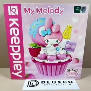 My Melody Hello Kitty Cupcake Building Block Brick Toys New Rare Licensed - Picture 1 of 14