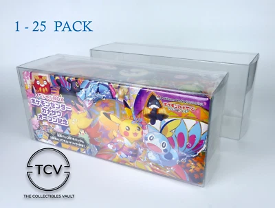 THE COLLECTIBLES VAULT Estuche protector de caja Pokémon Poncho japonés/Kanazawa - 0,5 mm de espesor (paquete de 1-25)