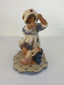 Boyds Bear Barbara Gentletouch With George Sweet Nurse Figurine 2277999 C28