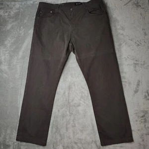 Jeans Adriano Orafo Uomo 38X30 Marrone The Everett Slim Dritto Tessuto Italia - Foto 1 di 21
