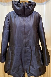 ARMANI COLLEZIONI FABOULOUS JACKET IN ROYAL BLUE FABRIC, LINING, ADJASTABLE WAIS - Picture 1 of 12