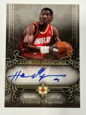 2006-07 NBA Ultimate Collection Ultimate Signatures Hakeem Olajuwon auto #US-HO