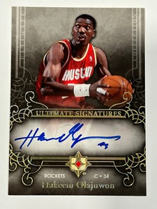 2006-07 NBA Ultimate Collection Ultimate Signatures Hakeem Olajuwon auto #US-HO