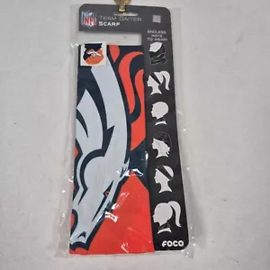 FOCO Denver Broncos Logo NFL Team Gamasche Schal Einheitsgröße endlose Tragemöglichkeiten Neu in Verpackung - Bild 1 von 7