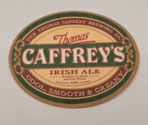 Thomas Caffrey Brewing Co. Irish Ale British Pub Drink Coaster Card Near Mint - Afbeelding 1 van 3