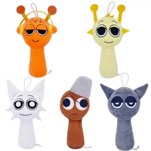 5Pieces Set Sprunki Soft Plush Toys Plush Doll 9.8" Sprunki Horror Game Cartoon - Picture 1 of 1