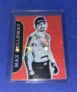 Max Holloway UFC Custom Red Holofoil Refractor Card - Bild 1 von 4