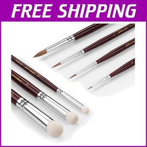 Premium Kolinsky Sable Brushes - Perfect for Miniature Painting & Dry Brushing - Picture 1 of 9