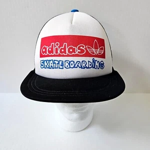 Adidas Hat Cap Mens One Size Skateboarding Mesh Trucker Snapback - Picture 1 of 11