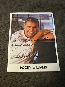 Roger Williams American Musician Pianist Signed 8x10 Color Photograph - Picture 1 of 2