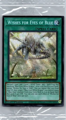 Wishes for Eyes of Blue SDWD-EN042 Near Mint (Sealed) Secret Rare Yu-Gi-Oh! - Image 1 of 2