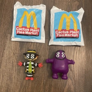 McDonald's 2022 Adulto Happy Meal Set di 4 Piante di Cactus Mercatino delle Pulci Giocattoli/2 Nuovi - Foto 1 di 15