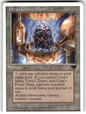 MTG Magic the Gathering Urza's Power Plant (115a/125) Chronicles  NM - Image 1 of 2