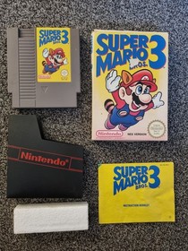 Super Mario Bros 3 - Nintendo NES - Boxed & Complete PAL UK CIB