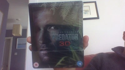 PREDATOR  -  UK 3D & 2D BLU RAY STEELBOOK  -  NEW  /  SEALED - Image 1 of 2
