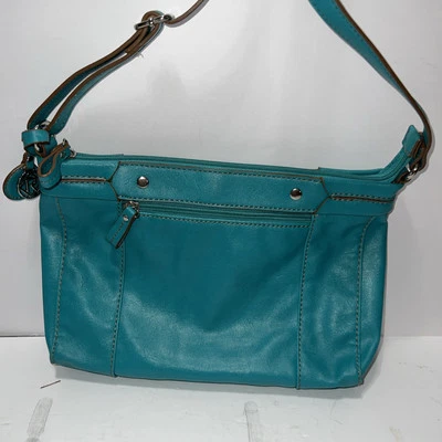 Bolso de Hombro Relic By Fossil Verde Azulado Cartera Primavera Pascua Bandolera Usado en Excelente Condición Foto 1 de 4