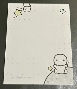 New TCMC Sticky Notes Notepad TheCoffeeMonsterzCo f - Picture 1 of 2