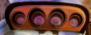 1969/1970 Mach 1 Mustang Tachometer with Speed & trip Deluxe Woodgrain, Teak - Picture 1 of 13