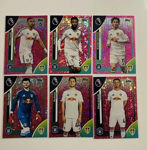 Topps Premier League 2026 Leeds Pink Numbered Parallel Bundle X 6 - Picture 1 of 1